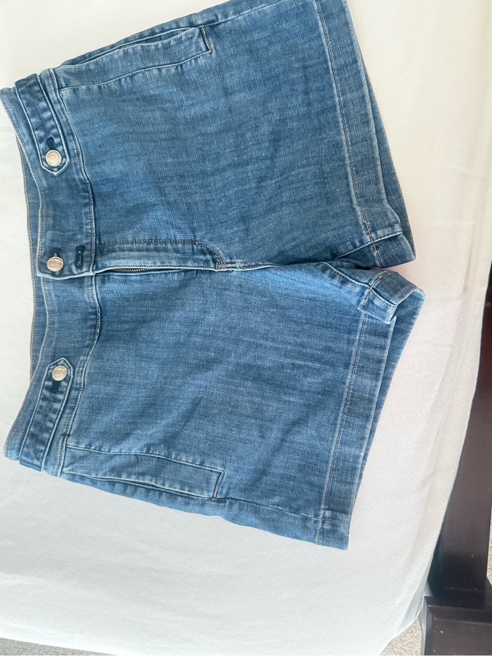 White House Black Market Light Blue Denim Shorts